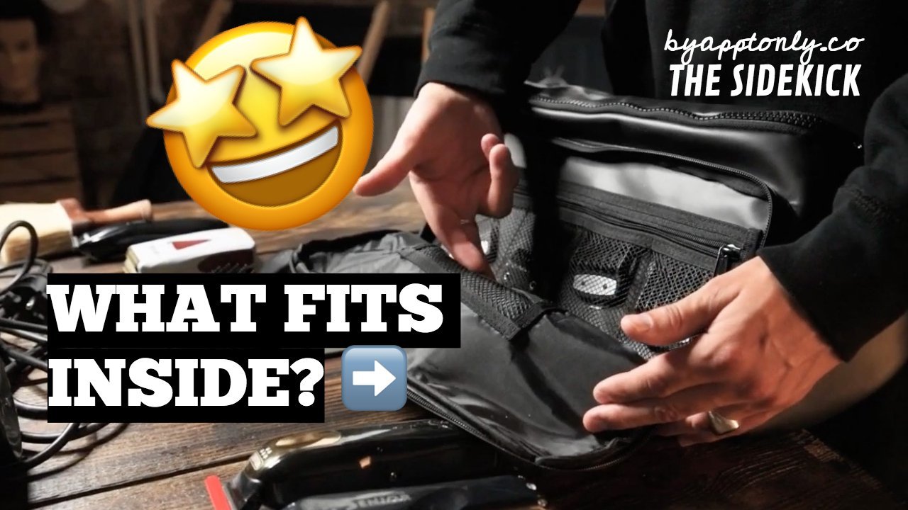 PAKAMERA Barber Lab reviews The Sidekick Barber Bag | BYAPPTONLY